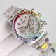 Swiss Replica Rolex Iced Out Diamond Dial Watch Daytona Rainbow Bezel 40MM (2)_th.jpg